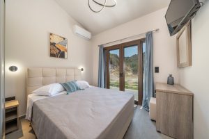 Schlafzimmer Villa Fteri Kefalonia