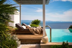 Select Villa – Terrasse mit Pool - – Kappa Resort, Kassandra