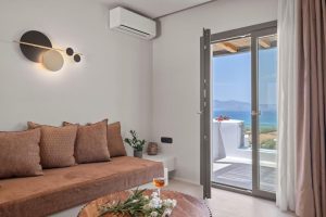 Sitzecke mit Meerblick Lithia Villas Naxos