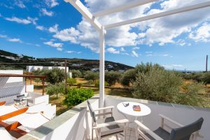 Sitzplatz unter der Pergola - – Blue Fish Sifnos, Platis Gialos
