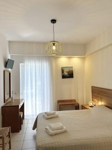 Standard-Studio, Schlafbereich – Manolis Apartments, Plakias