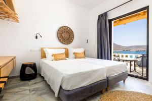 Standardzimmer Meerblick Omilos Beachfront House Paros