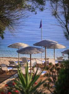 Strand von Glyfada Glyfada Greek Villas Paxos