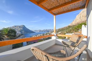 Studio – Balkon mit Meerblick – The Kalymnos Cliff Apartments, Kamari
