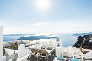 Suite mit Caldera-Blick - On The Rocks Hotel Imerovigli Santorini