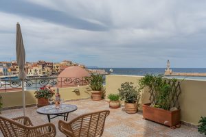Superior-Doppelzimmer – Balkon mit Meerblick – Pandora Suites, Chania