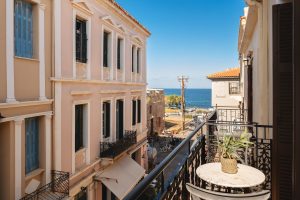Superior-Zimmer – Balkon mit seitlichem Meerblick – Elia Palazzo, Chania