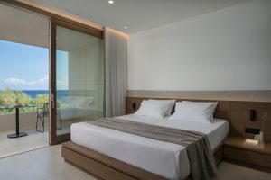 Superior-Zimmer mit Blick aufs Meer – SanSal Boutique Hotel, Chania