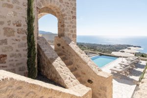 Terrasse der Maisonette - – Amani Earthy Living, Mani