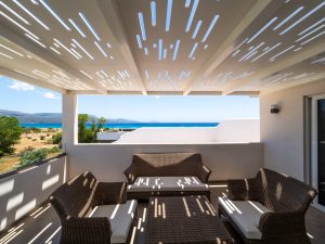 Terrasse der Senior Suite - – Paradise Resort Finikounda