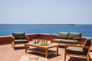Terrasse mit Meerblick Sapphire Kefalonia
