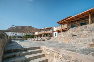 Terrassen der Suiten – Galazio Suites, Livadakia