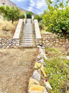 Treppe im Garten – Captain's House, Emporios