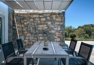 Überdachte Terrasse, Kalostous Villas Agia Triada