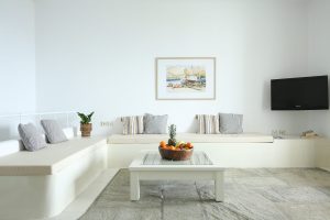 Villa 1, Wohnbereich – Acres Sunset Residence, Paros