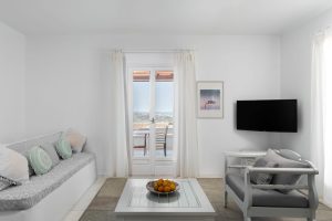 Villa 4, Wohnzimmer – Acres Sunset Residence, Paros