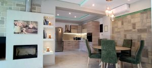 Villa Alexandros – Küche und Essplatz – Nopigia Villas Kissamos Kreta