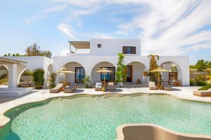 Villa mit Pool Crystalia Beach House Lachania