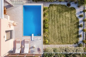 Villa von oben - Lemnos Thea Luxury Villas Limnos