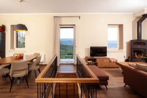 Wohn- und Essbereich – Villa Andromachi, Ano Gatzea, Pilion
