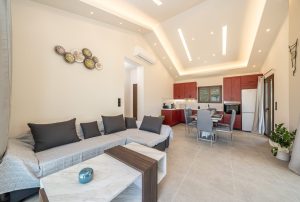 Wohn- und Essbereich Villa Fteri Kefalonia
