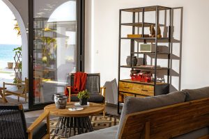 Wohnbereich Crystalia Beach House Lachania