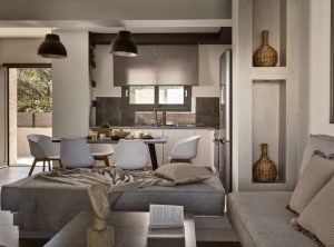 Wohnbereich mit Küche – Villa La Terre - Zante Zen Villas Zakynthos