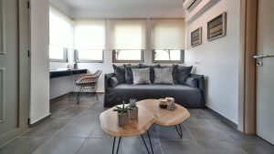 Wohnraum mit Sitzecke – Lenikos Resort, Agia Galini