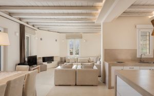 Wohnzimmer - – Andros Royal Villa, Gavrio