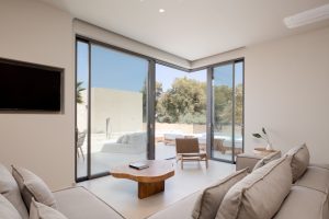 Wohnzimmer, Villa Amalthia Tavronitis
