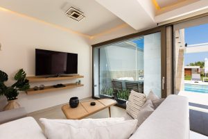 Wohnzimmer, Villa Aroma Agia Marina
