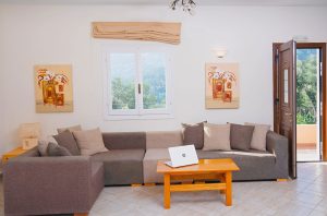 Wohnzimmer Villa Vasso Kerasia